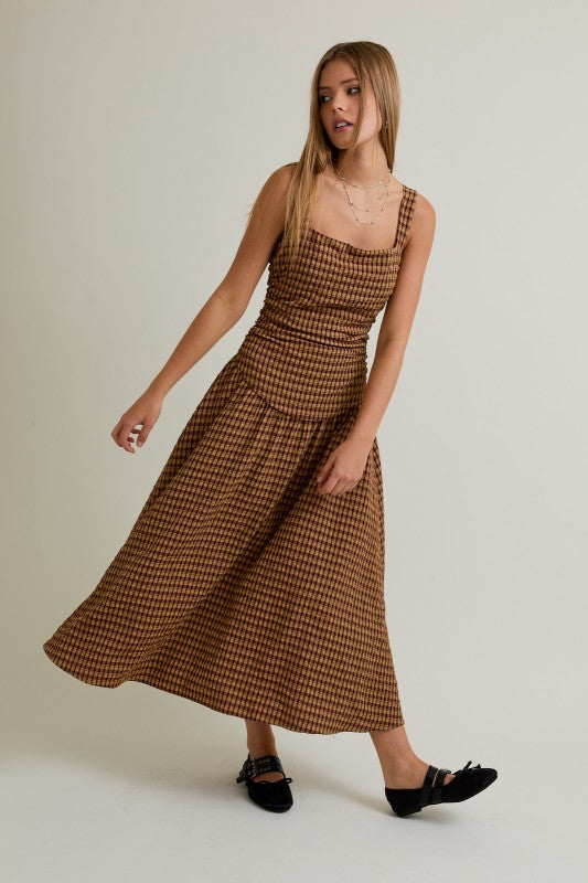 Plaid & Pumpkin Maxi