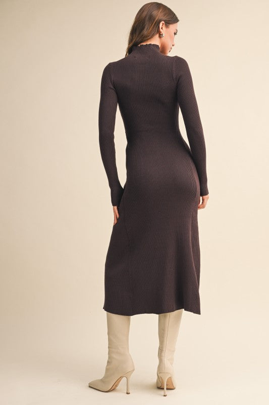 The Autumn Ribbed Dress