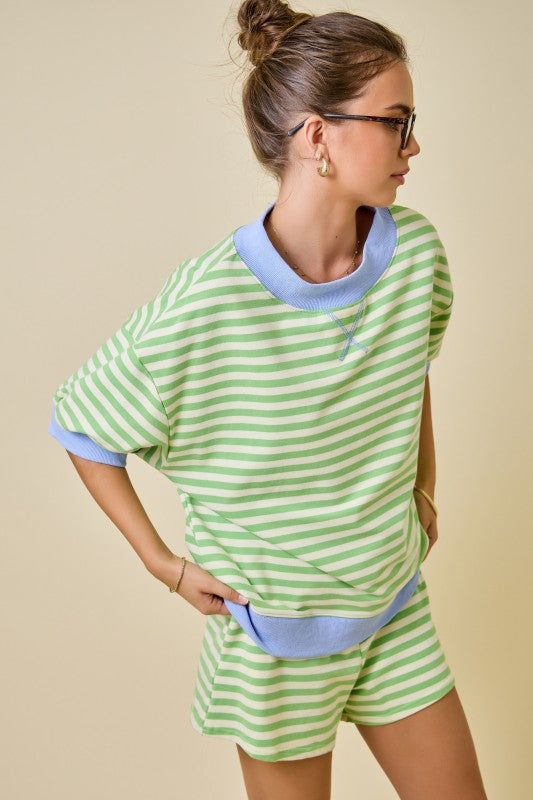 Key Lime Mockneck Set