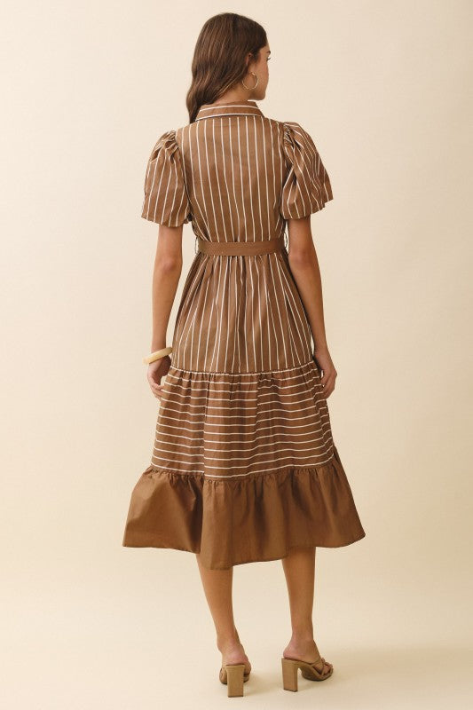 The Mocha Ribbon Dress