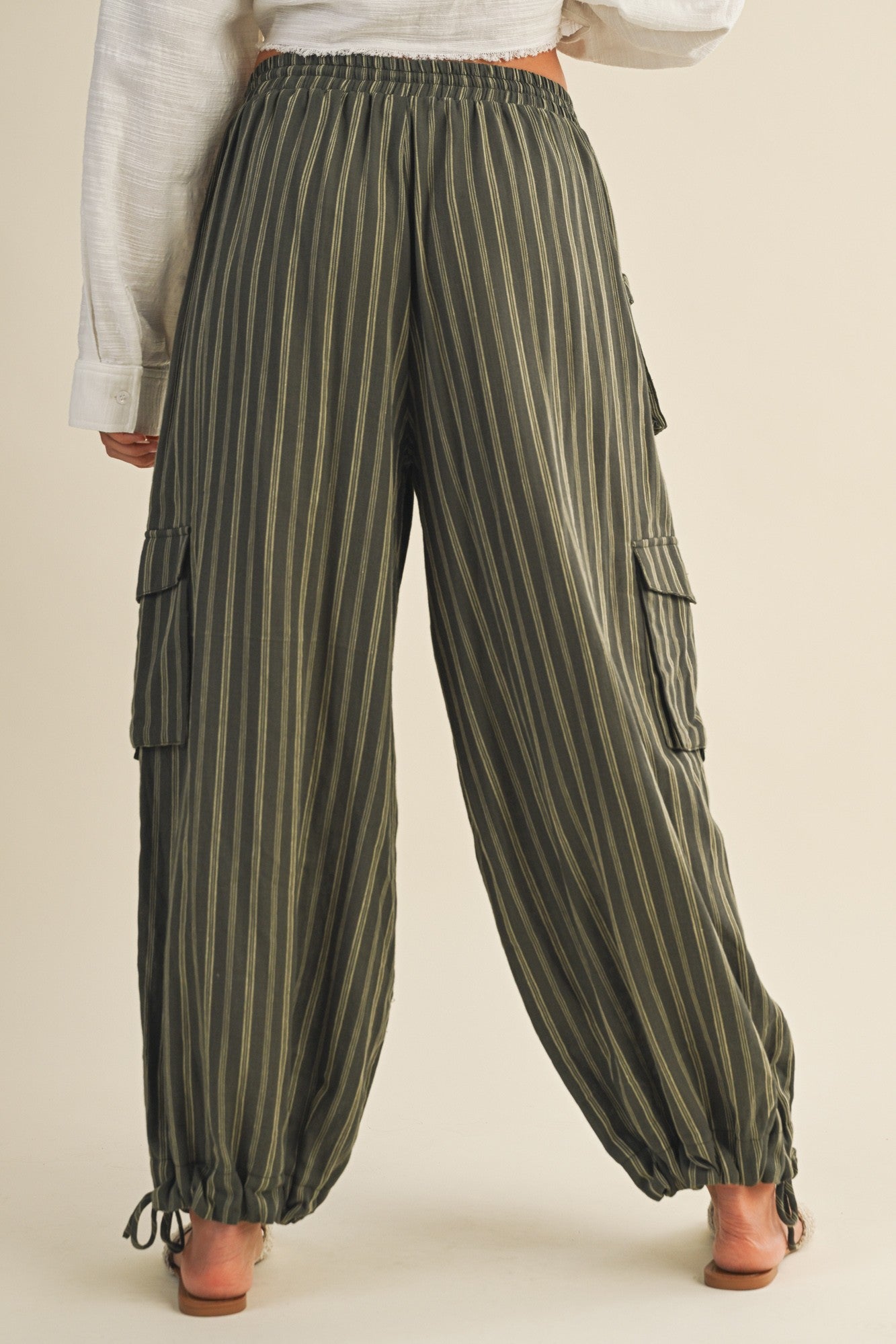 Olive Coast Cargo Pants