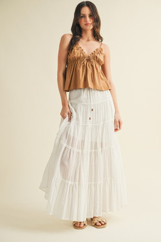 The Ivory Drift Skirt