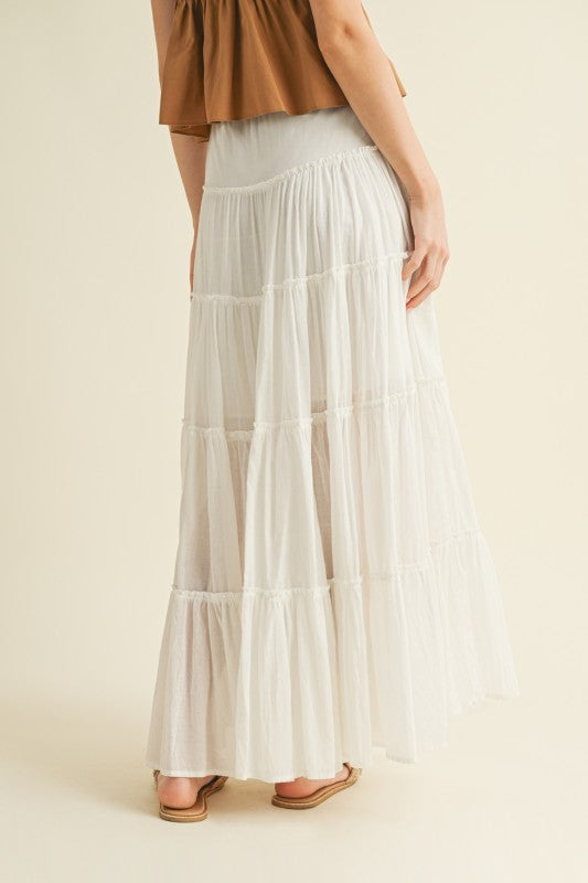 The Ivory Drift Skirt