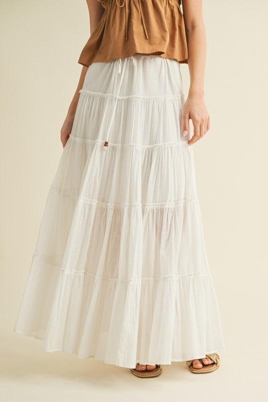 The Ivory Drift Skirt