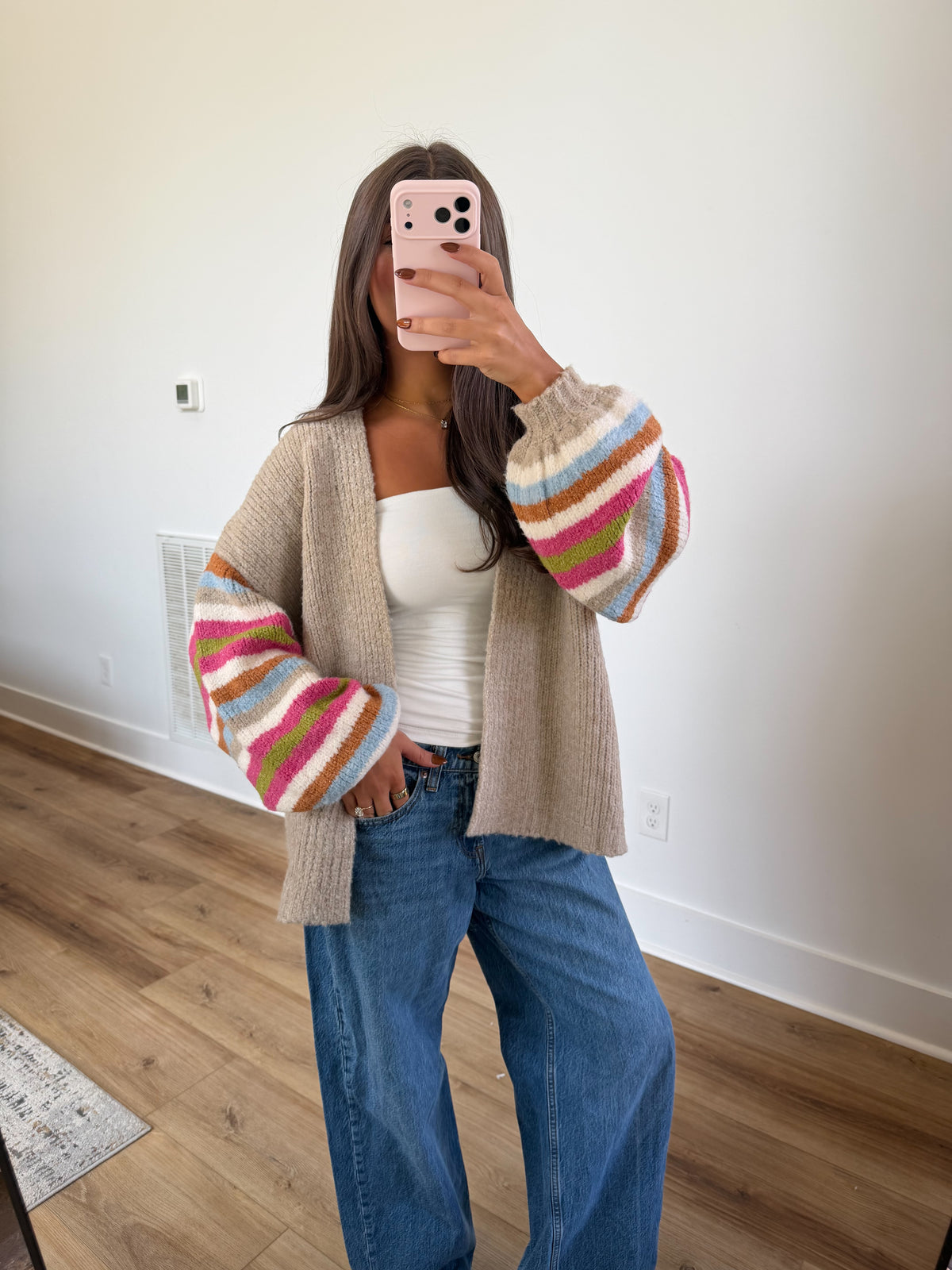 Theo Stripe Cardigan