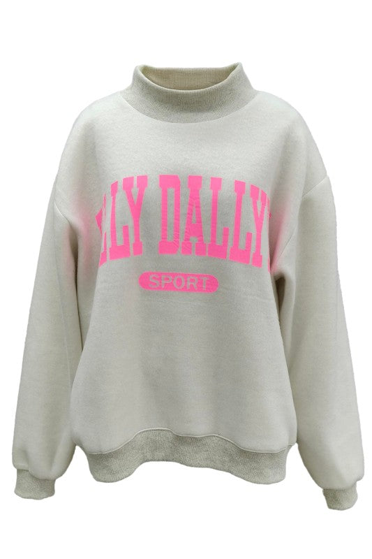 Dilly Dally Sport Reversible Mockneck