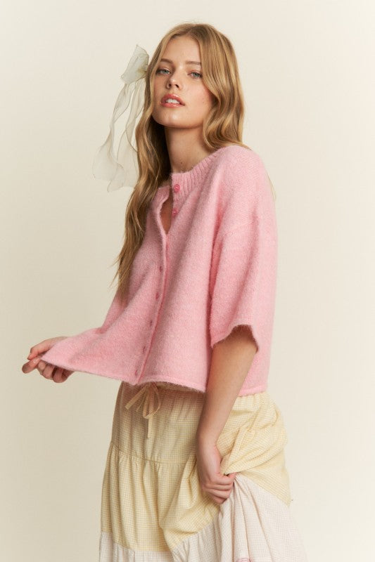The Cloud Cardi (Pink)(Restock)
