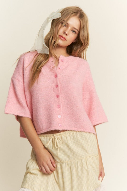 The Cloud Cardi (Pink)(Restock)