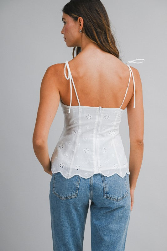 The White Blossom Top