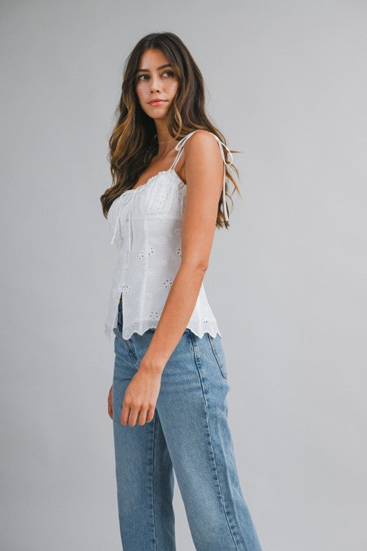 The White Blossom Top