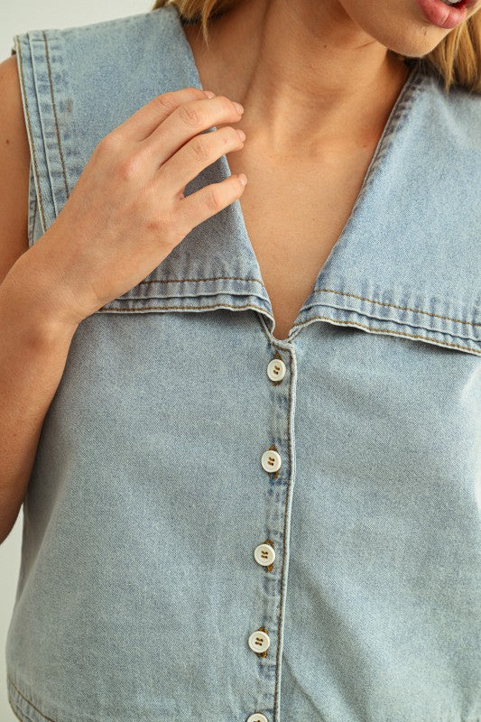 Denim Sailor Set