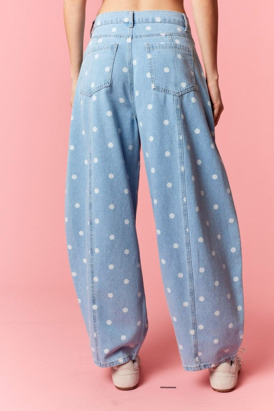 The Bluebell Dot Denim (Restock)