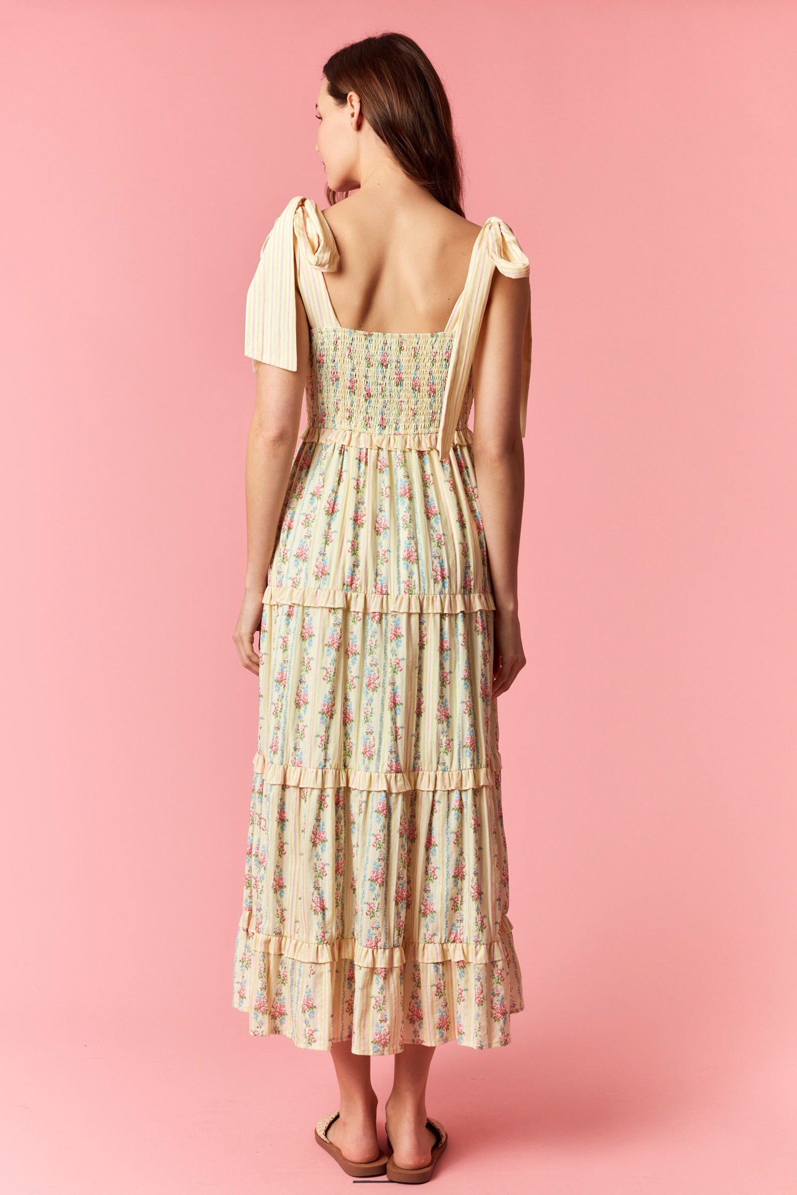 Caroline Tie Sleeve Dress