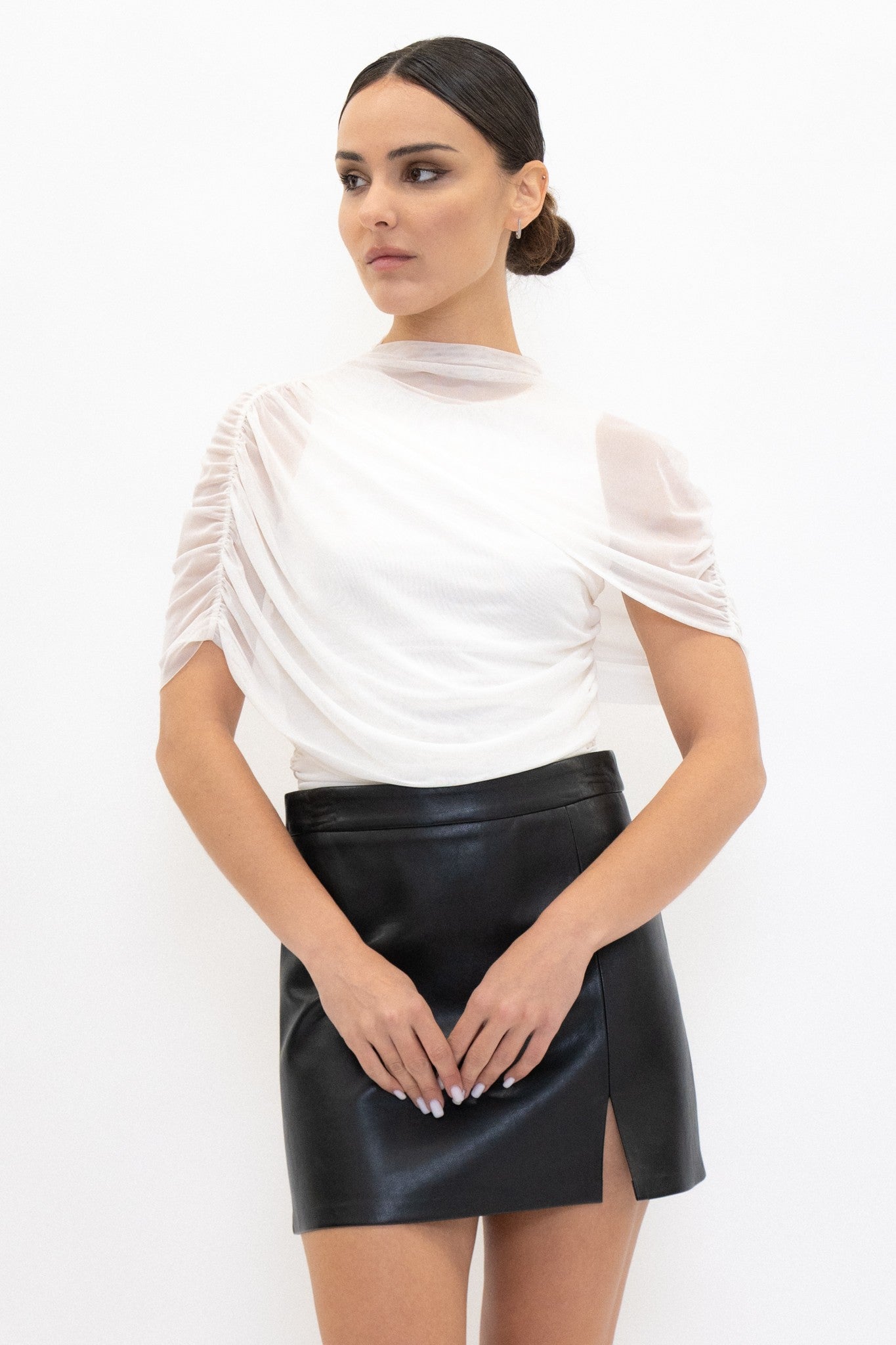 White Ruch Cape Top (Restock)