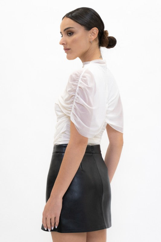 White Ruch Cape Top (Restock)