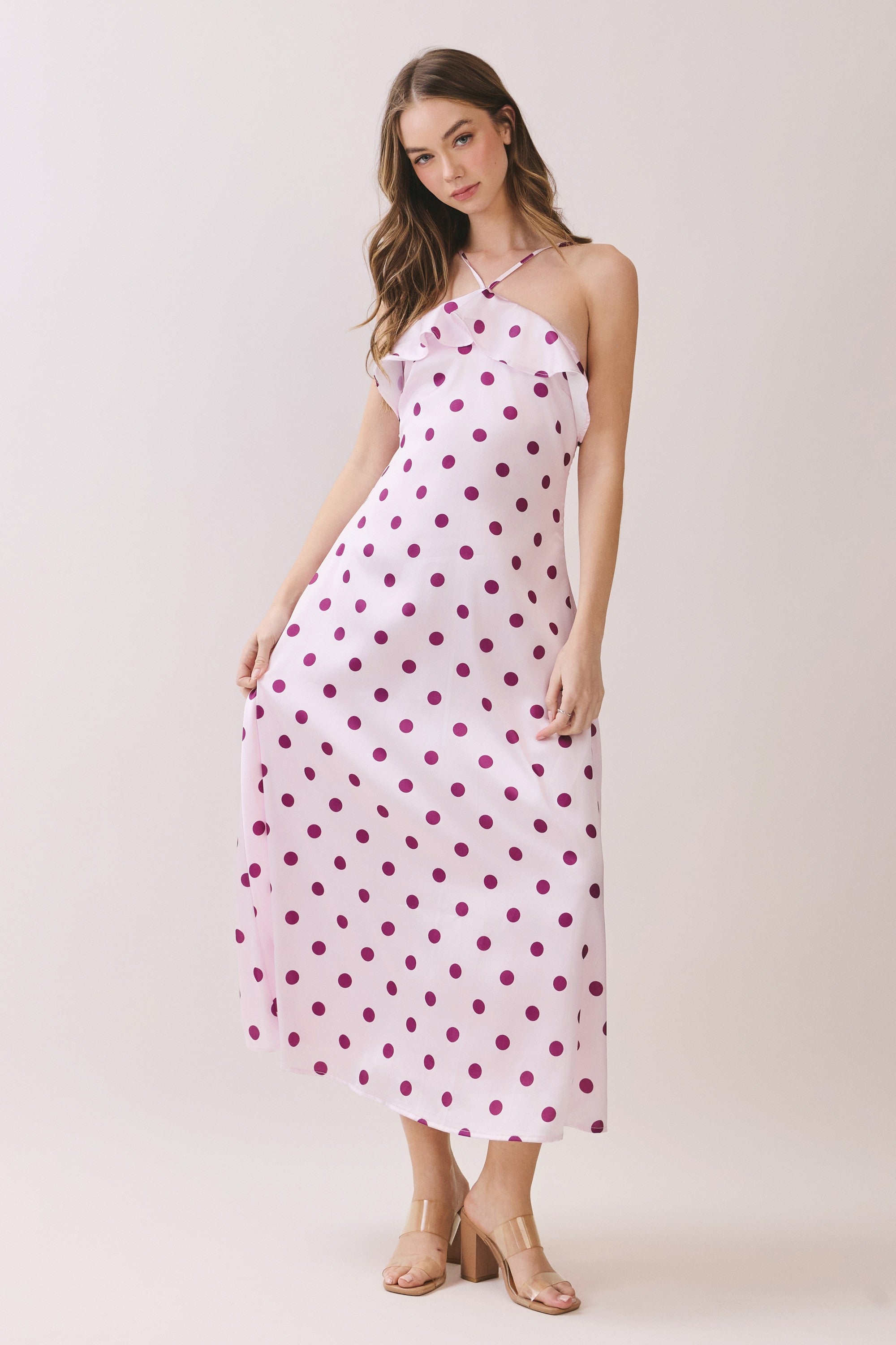 The Flirty Polka-Dot Midi