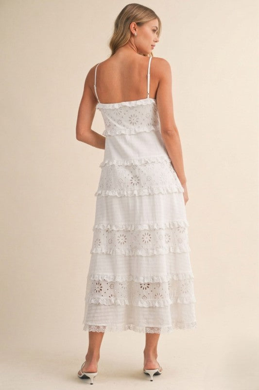Stunning Eyelet Midi