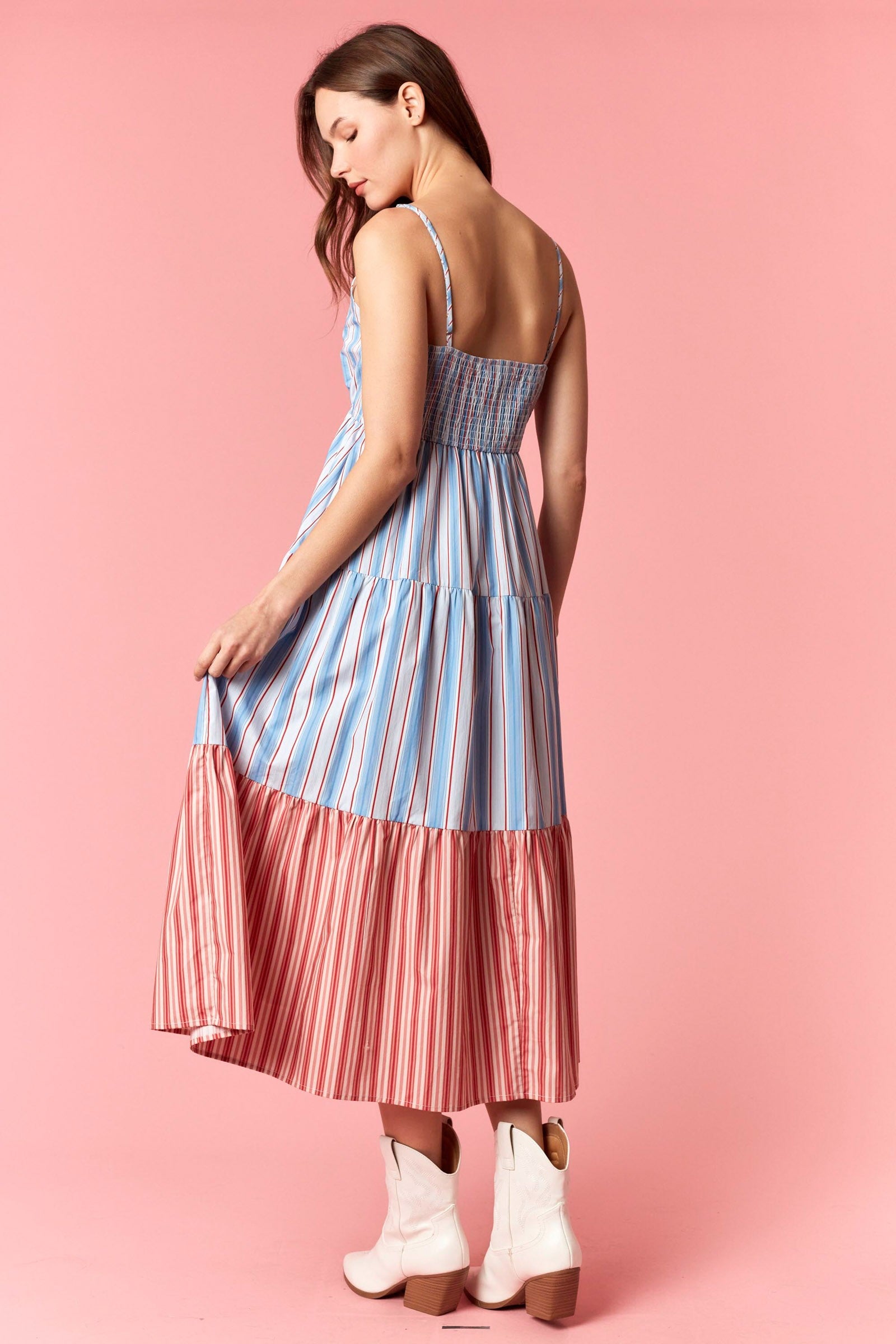 Firecracker Stripe Maxi