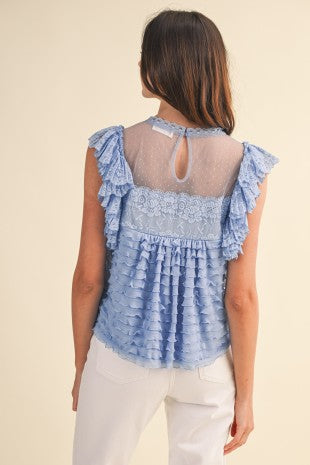 Bluebell Ruffle Top