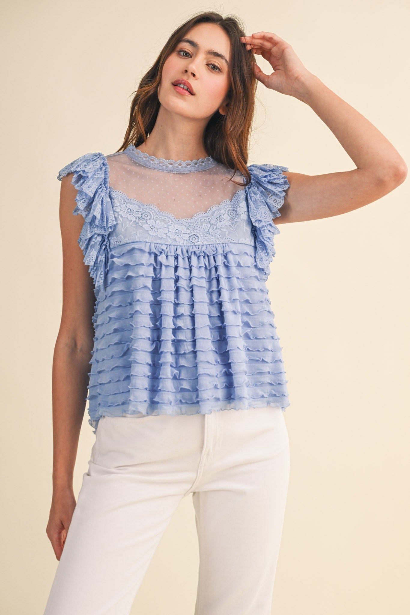 Bluebell Ruffle Top