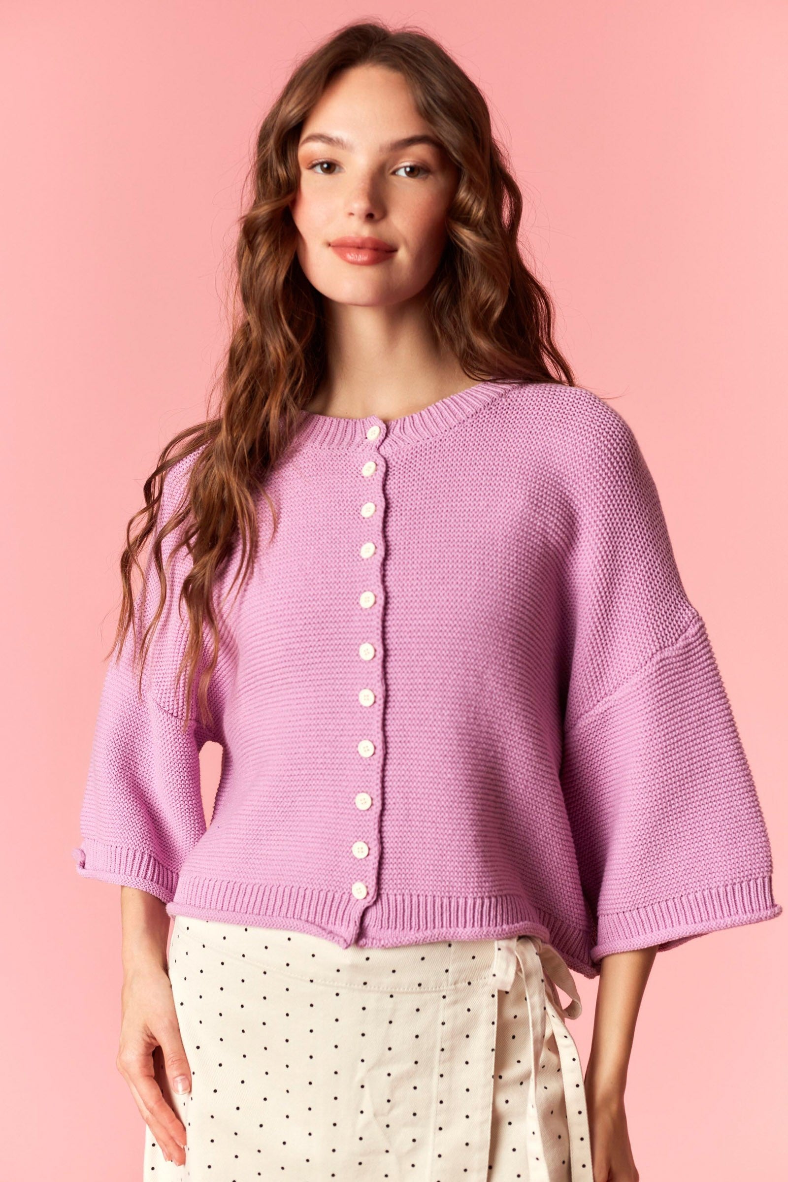 Orchid Cloud Nine Cardigan