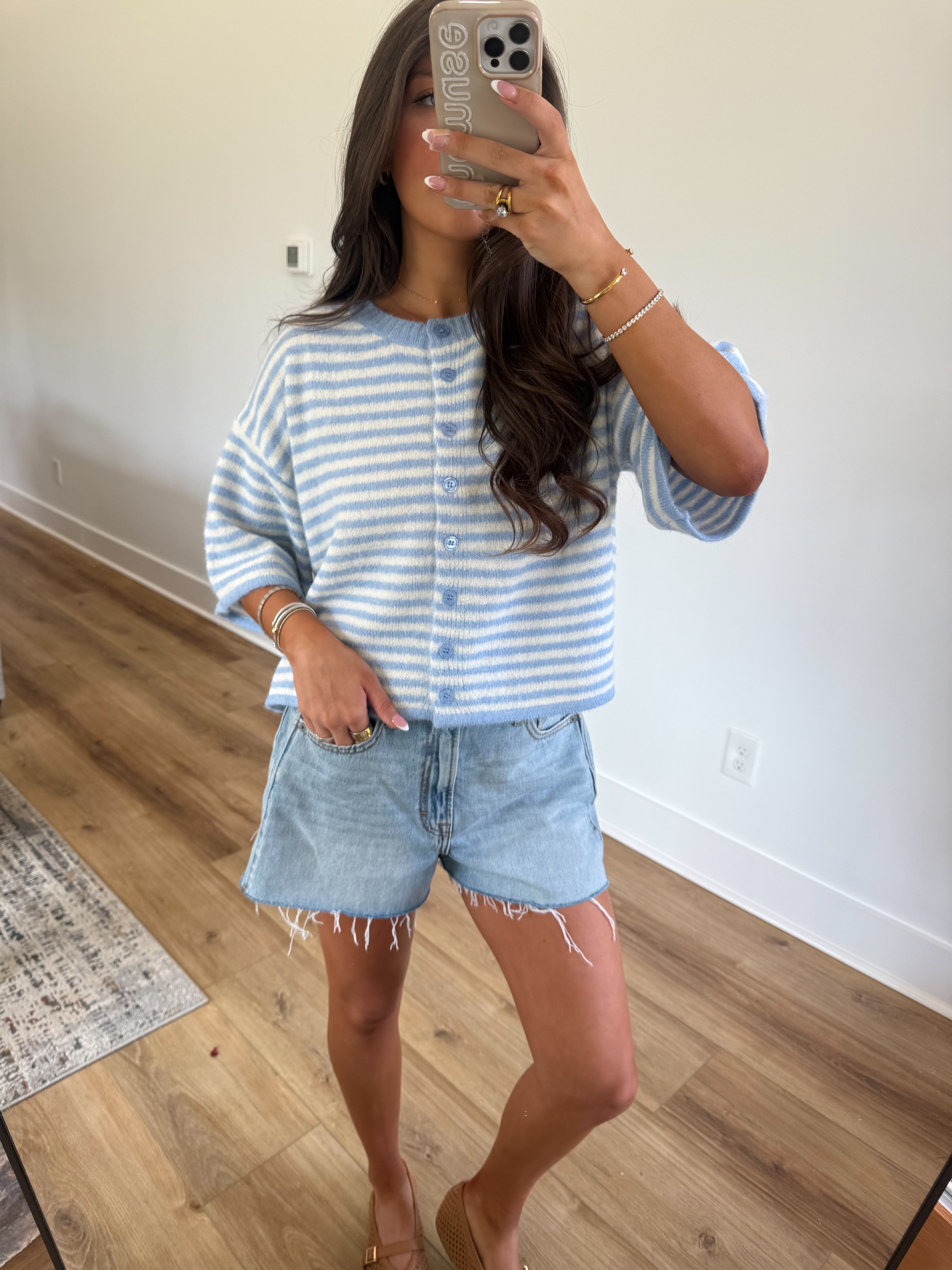 The Cloud Cardi (Blue Hydrangea)