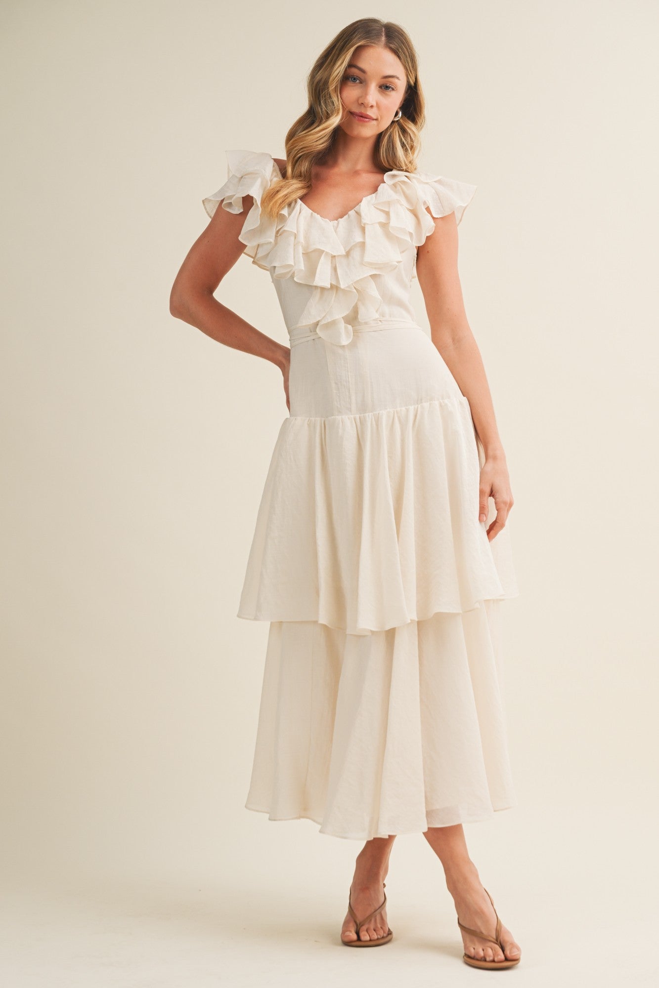 Charleston Ruffle Maxi
