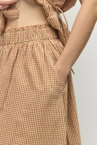 Hadley Gingham Midi