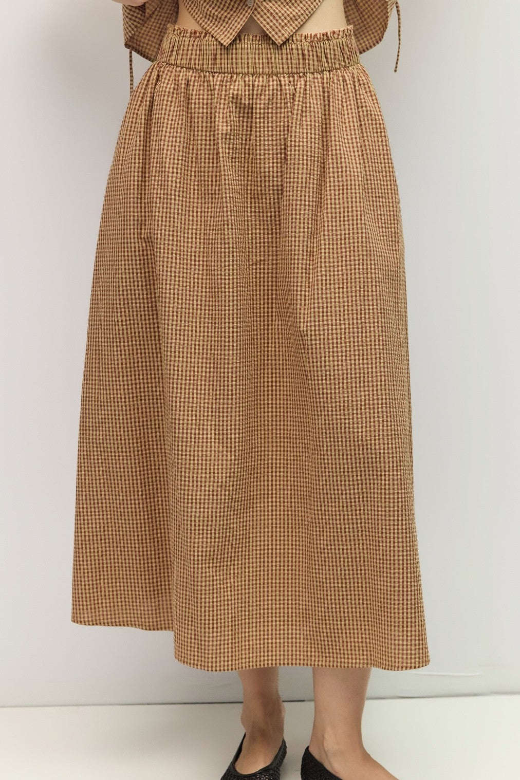 Hadley Gingham Midi