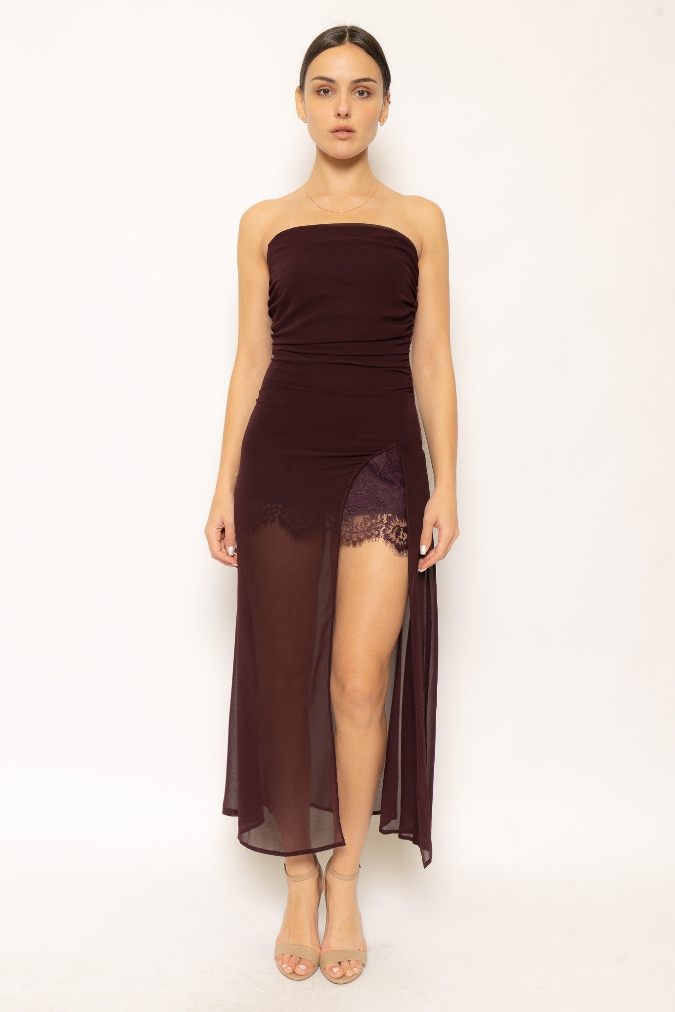 Merlot Lace Maxi
