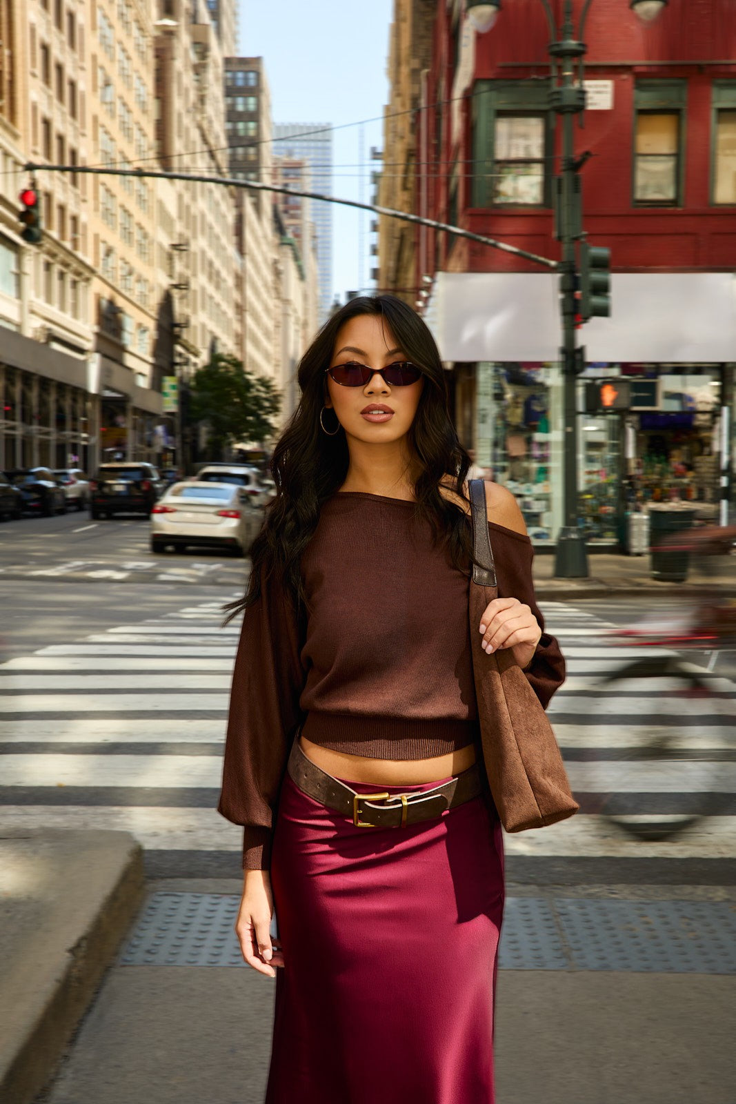 Chocolate Dolman Sweater