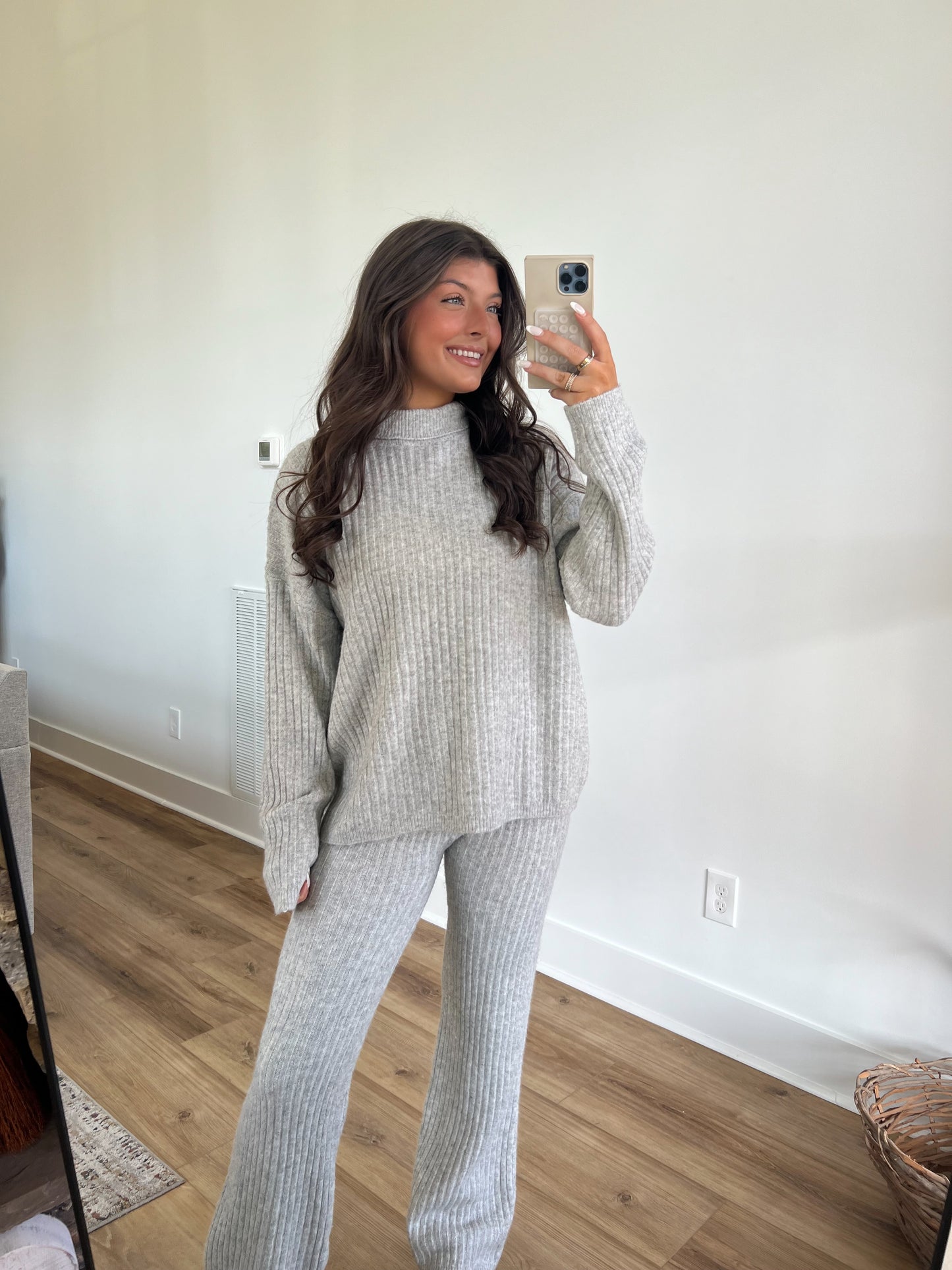 Off Day Cozy Ribbed Knit Set