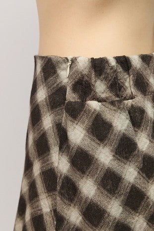 Blair Plaid Midi (Cocoa)