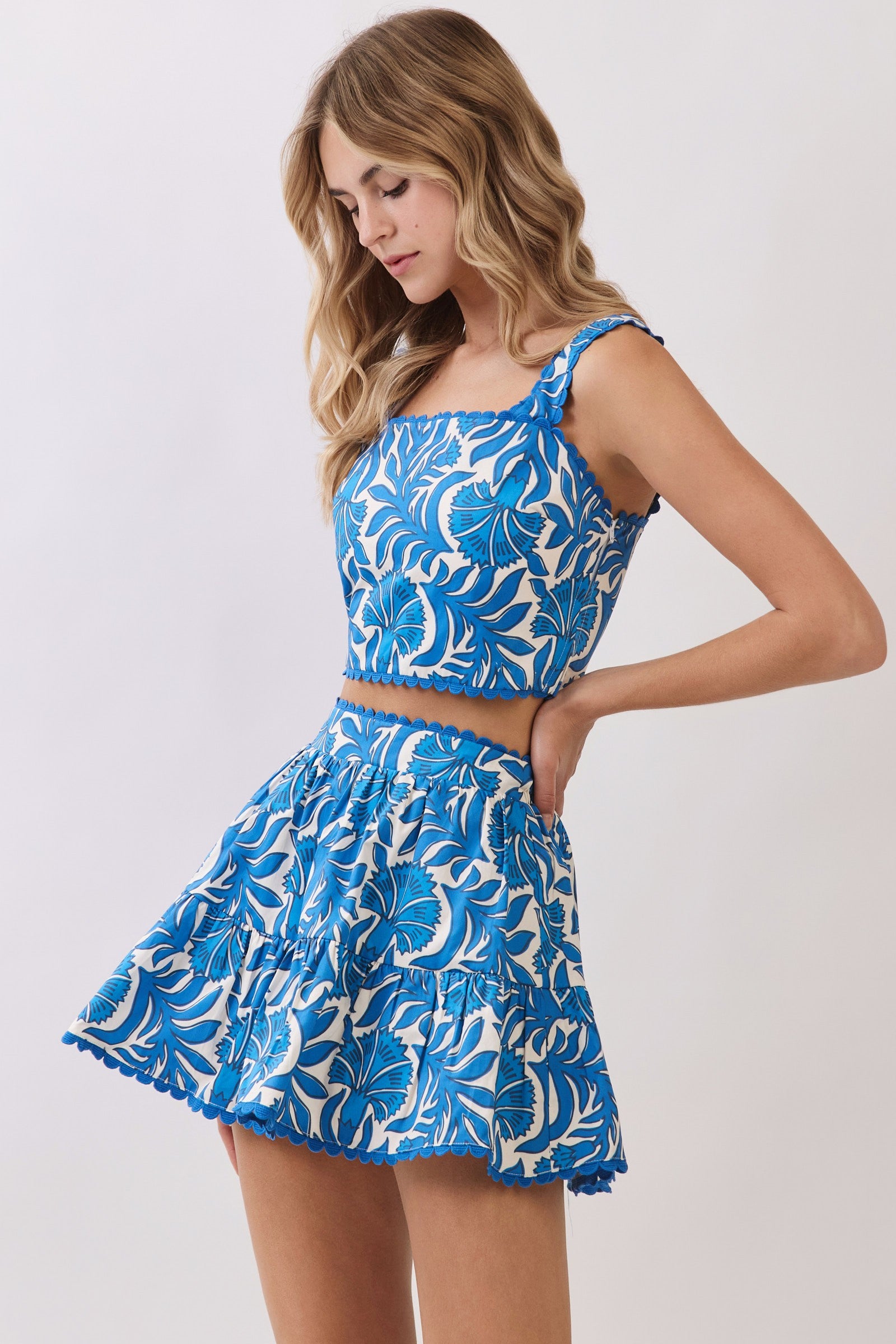 Island Bloom Skort Set