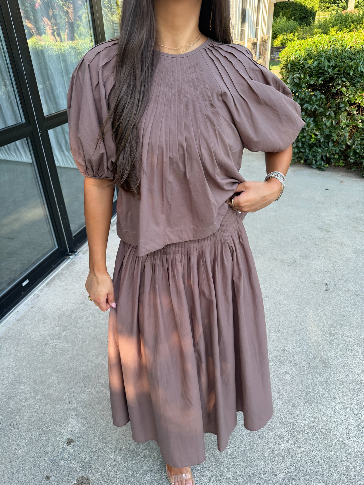 Harlow Pleated Set
