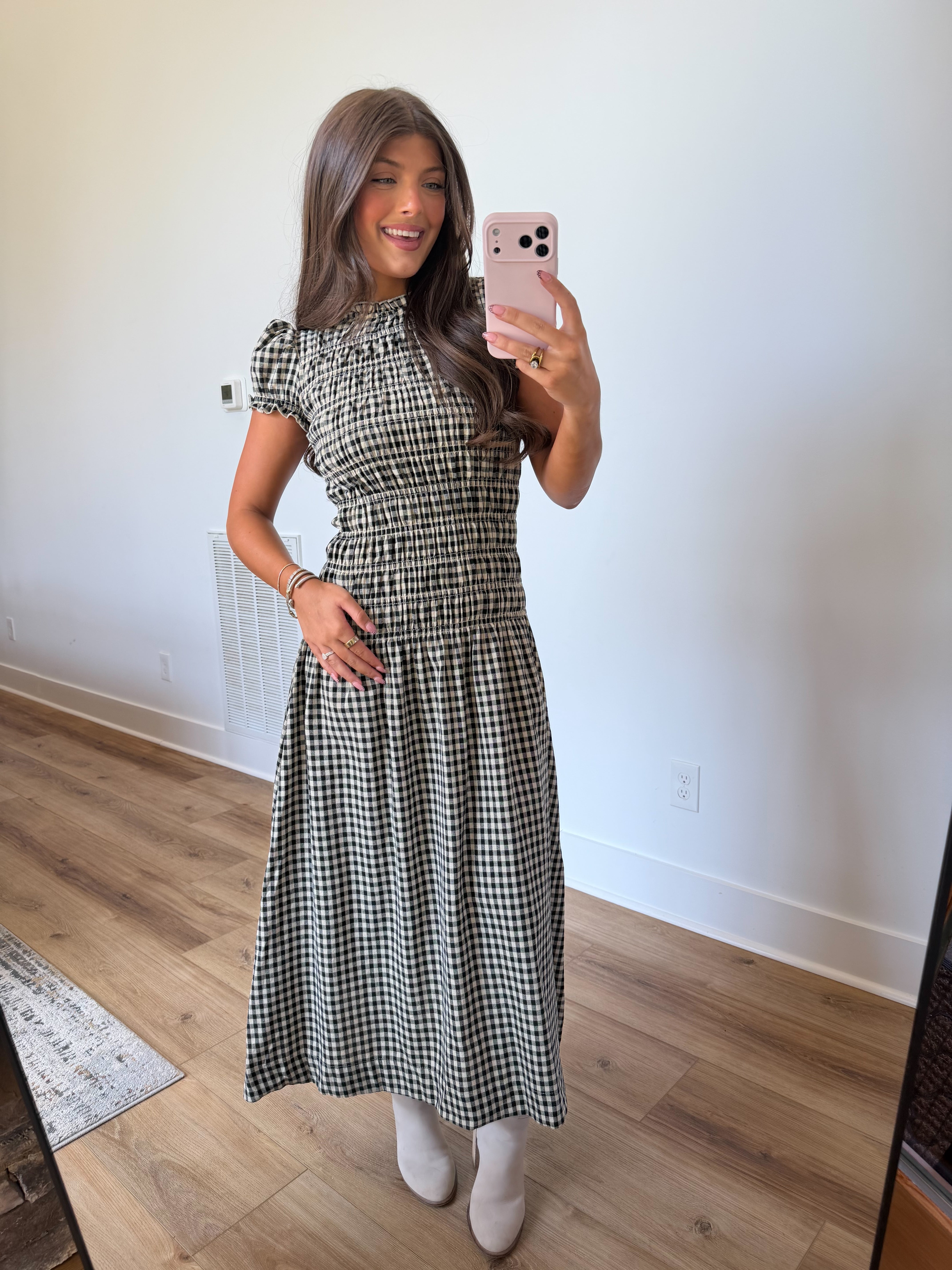 Lorelai Gingham Midi
