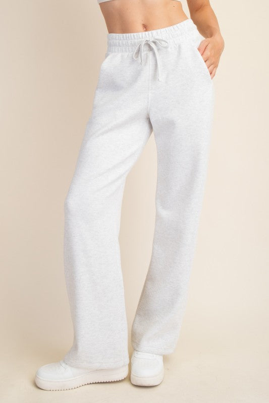 Butter Luxe Lounge Quarter Zip Set (Light Heather Grey)