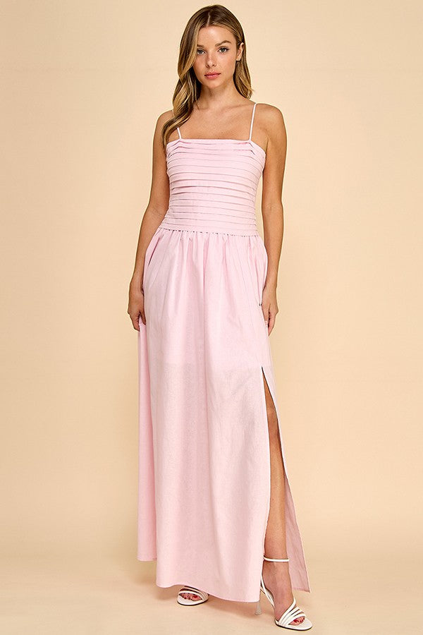 The Strawberry Linen Dress (Restock)