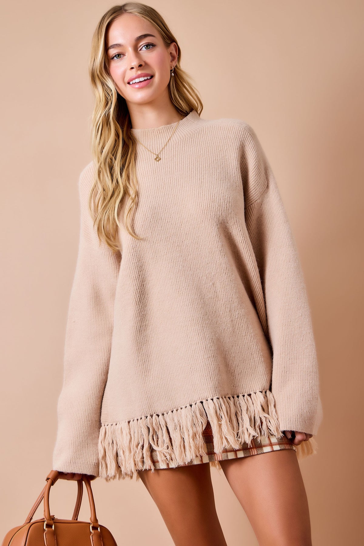 Maple Fringe Sweater