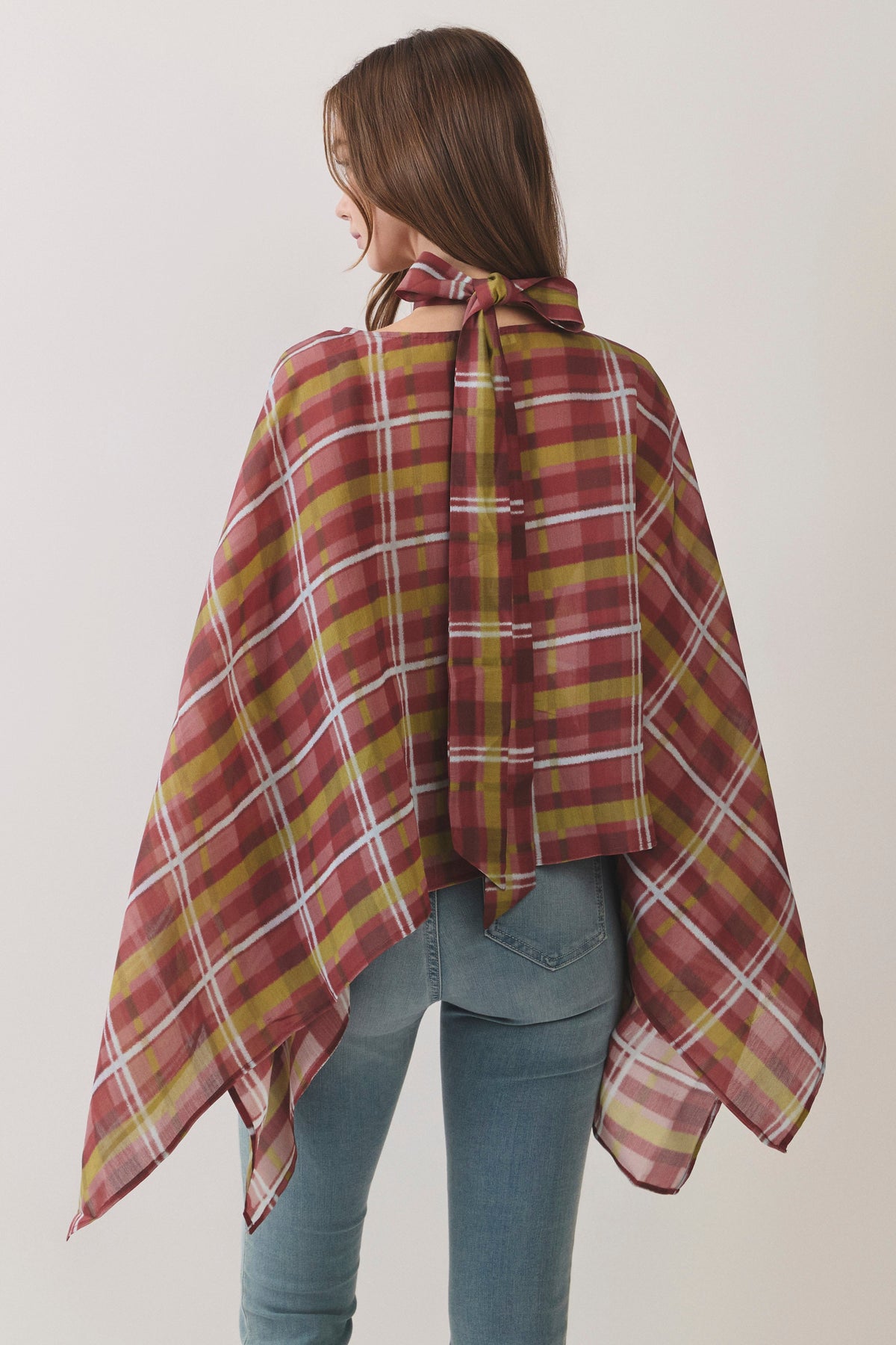 Cider Season Plaid Top