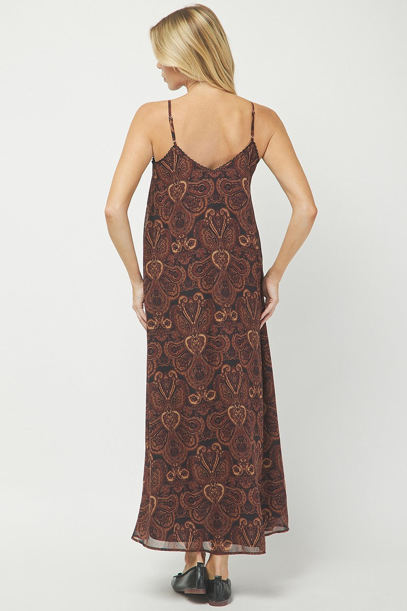 Paisley in the Pines Maxi Dress
