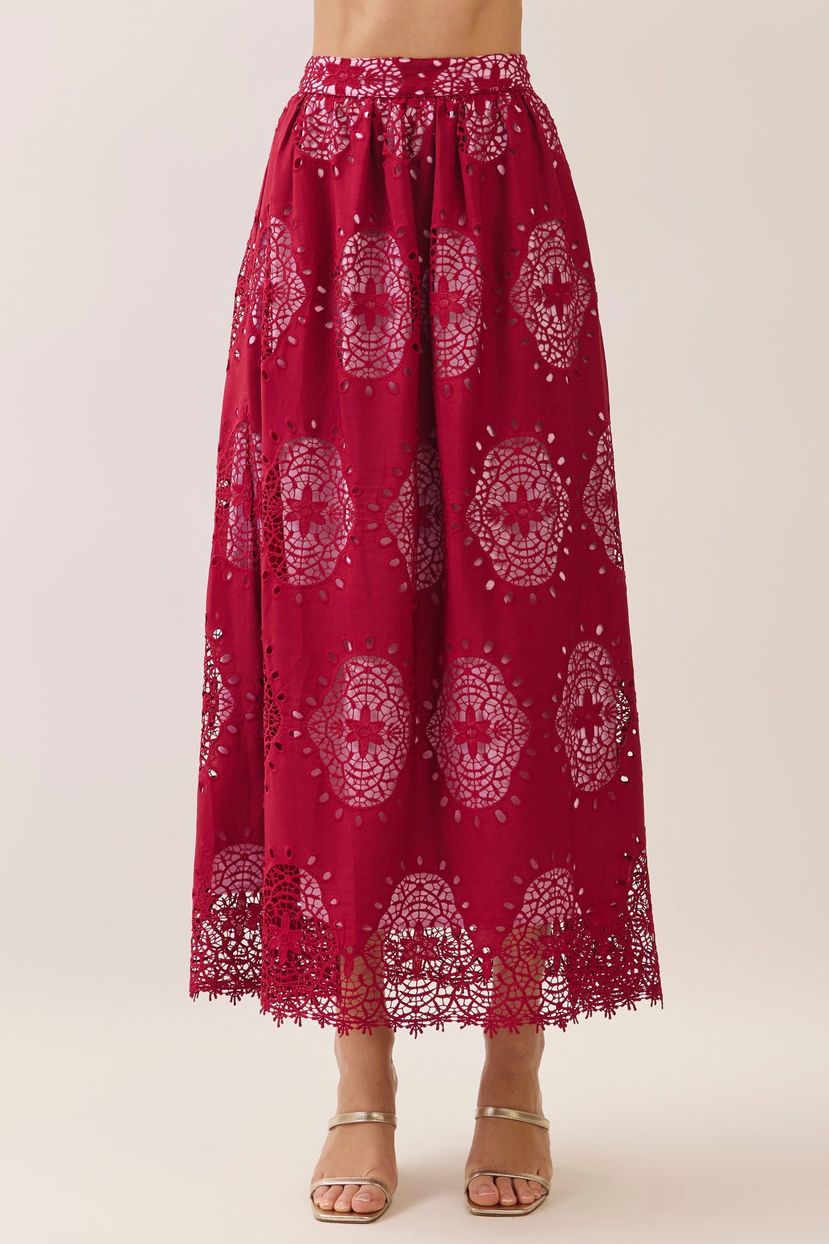 Juliette Lace Set (Burgundy)