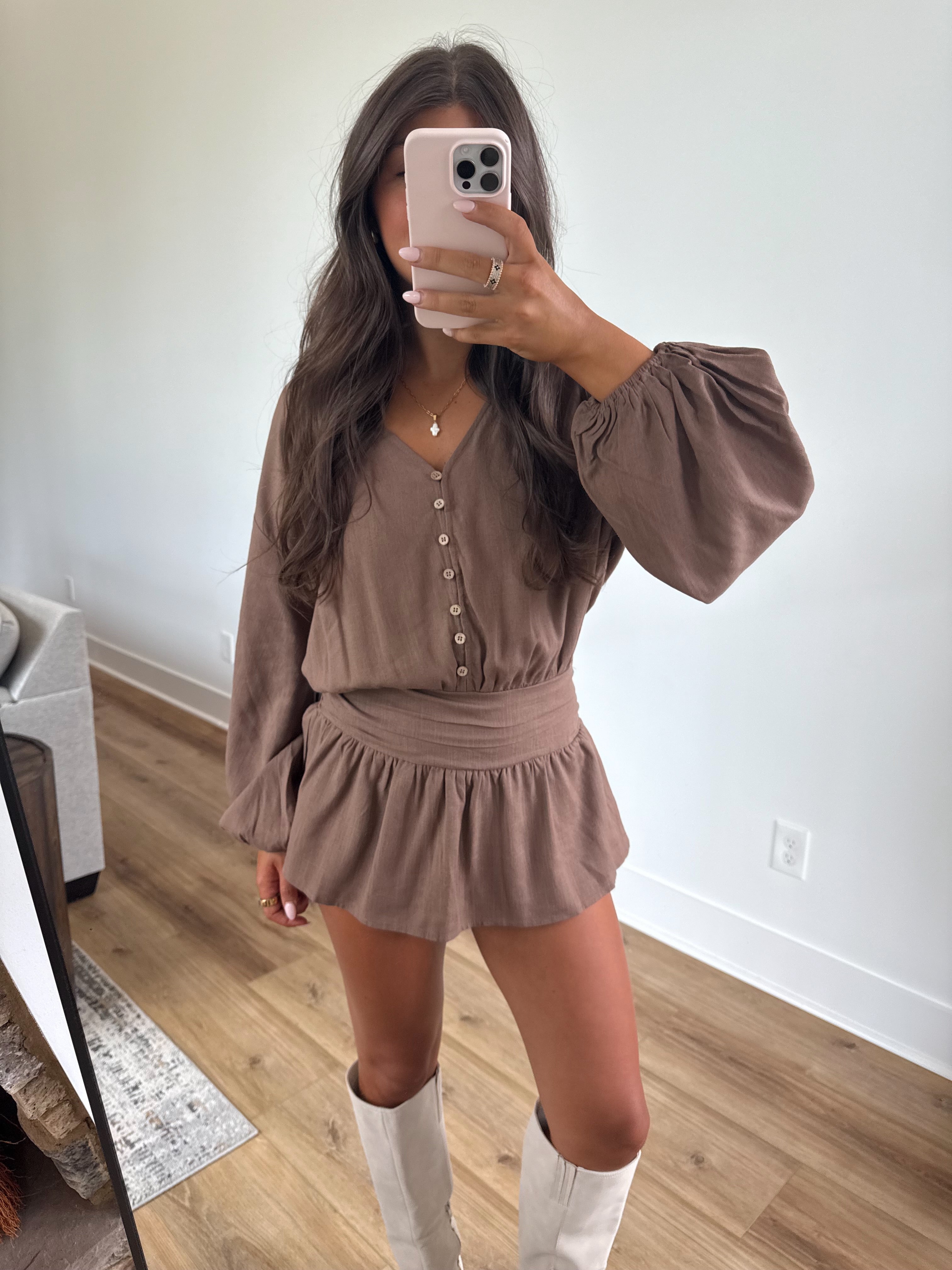 Falling Leaves Romper (PRE-ORDER (1-2 week)/ Restock)