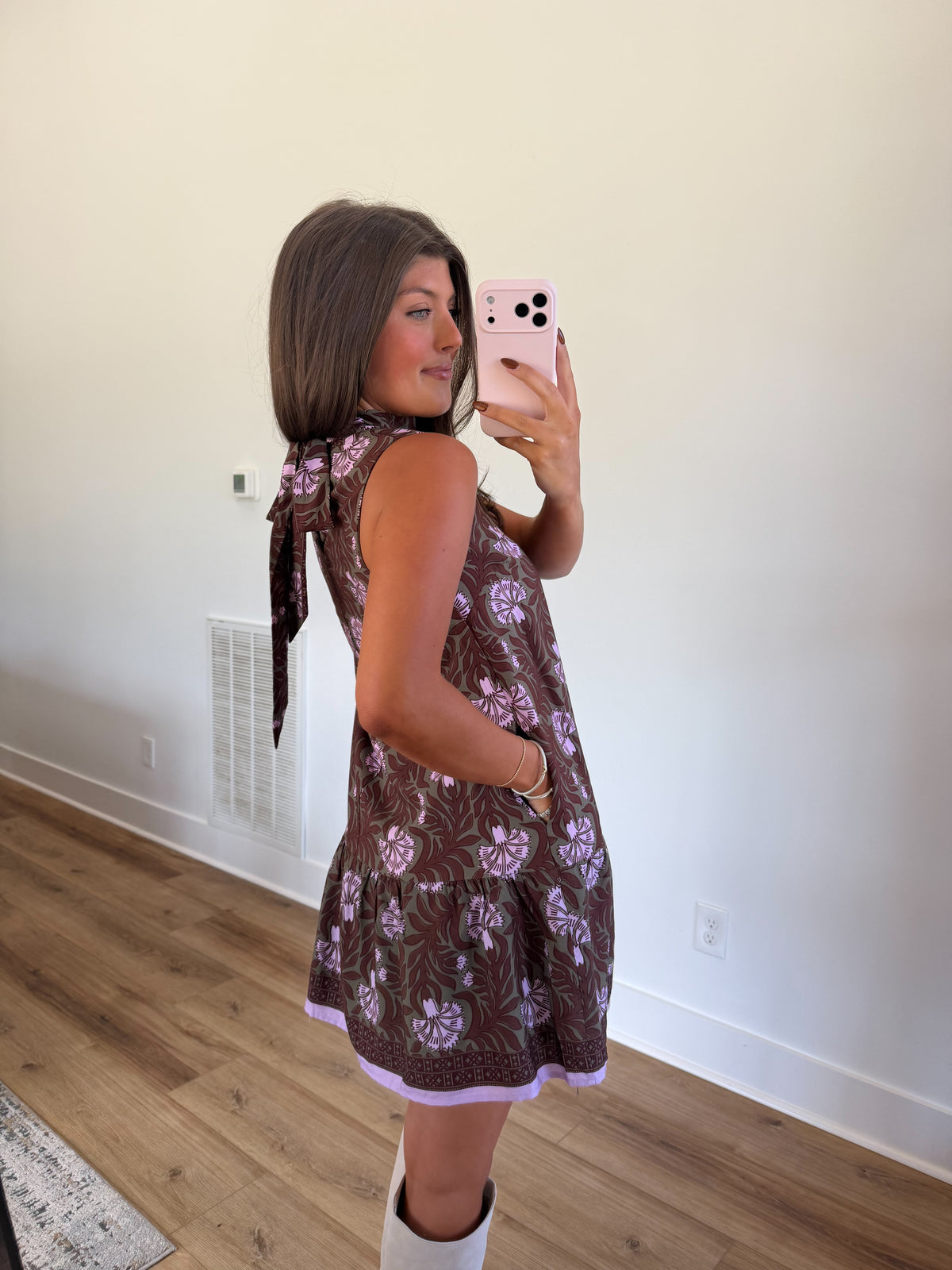 Cocoa Petal Mini Dress