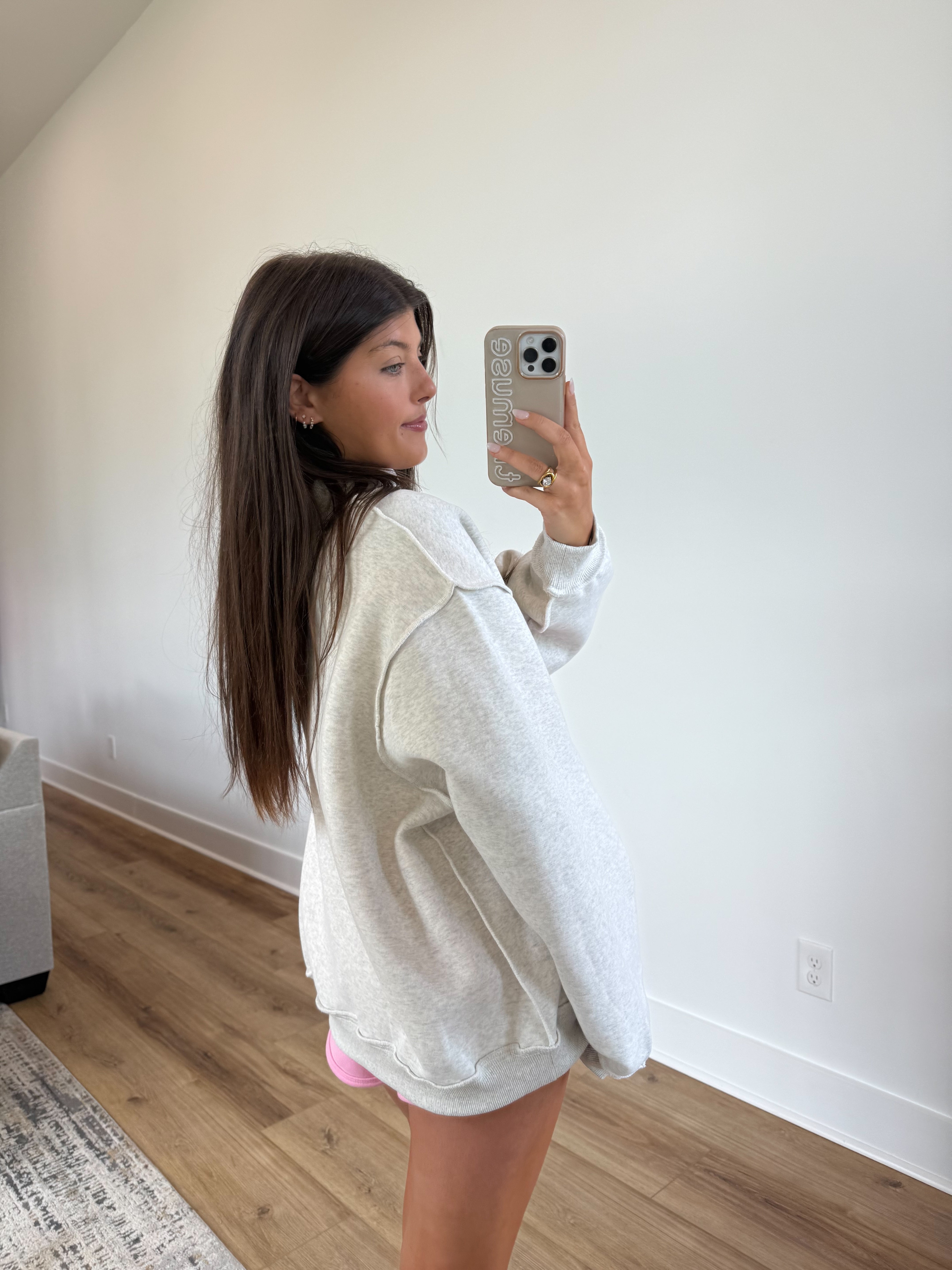 Happy Girl Reversible Mockneck