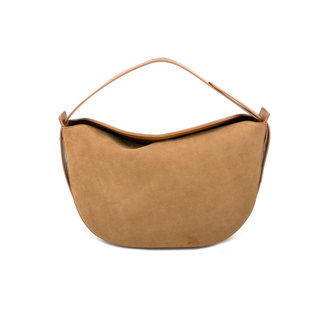 Tan Suede Shoulder Bag