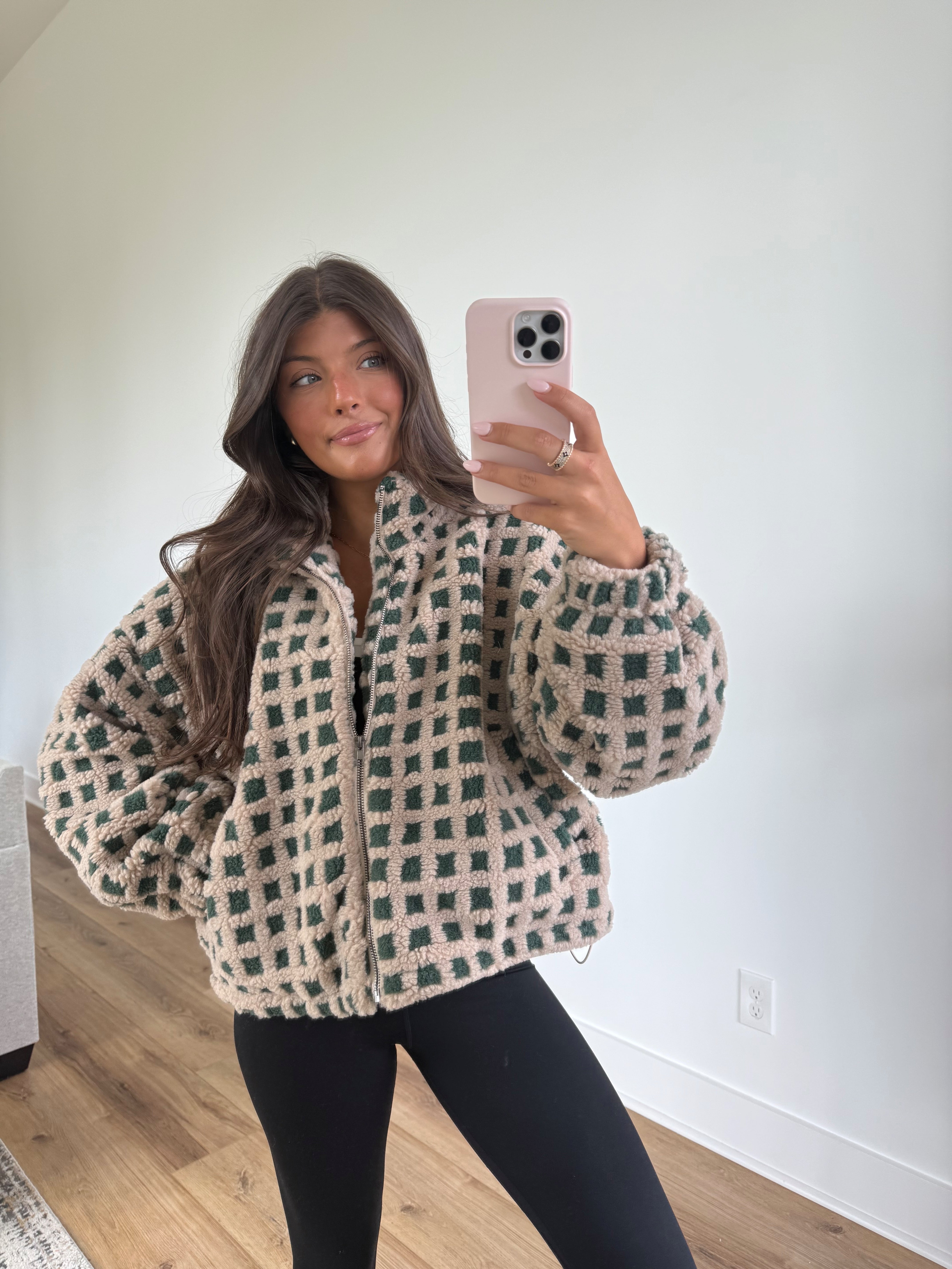 Evergreen Check Fleece