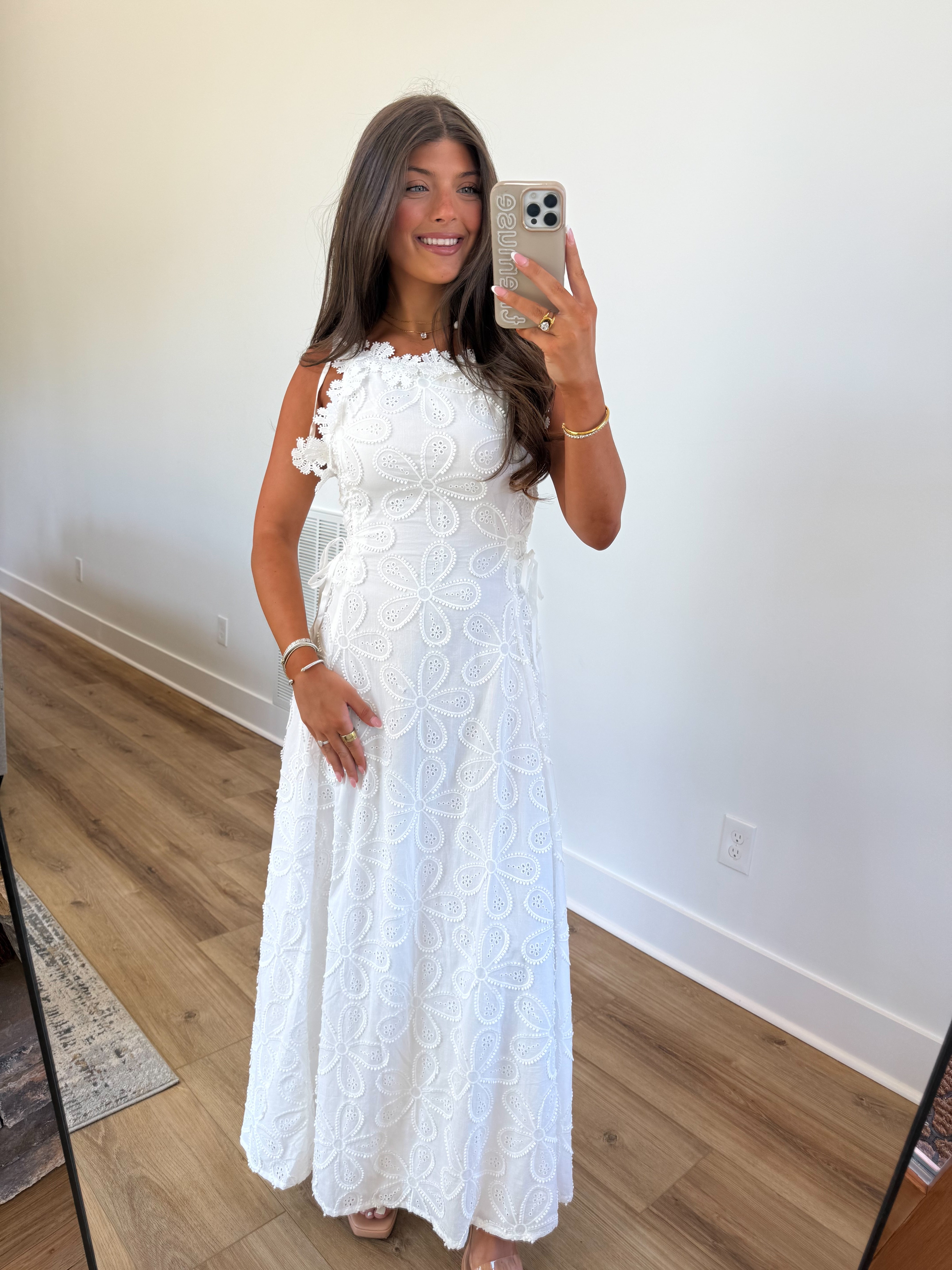 Ivory Lace Midi