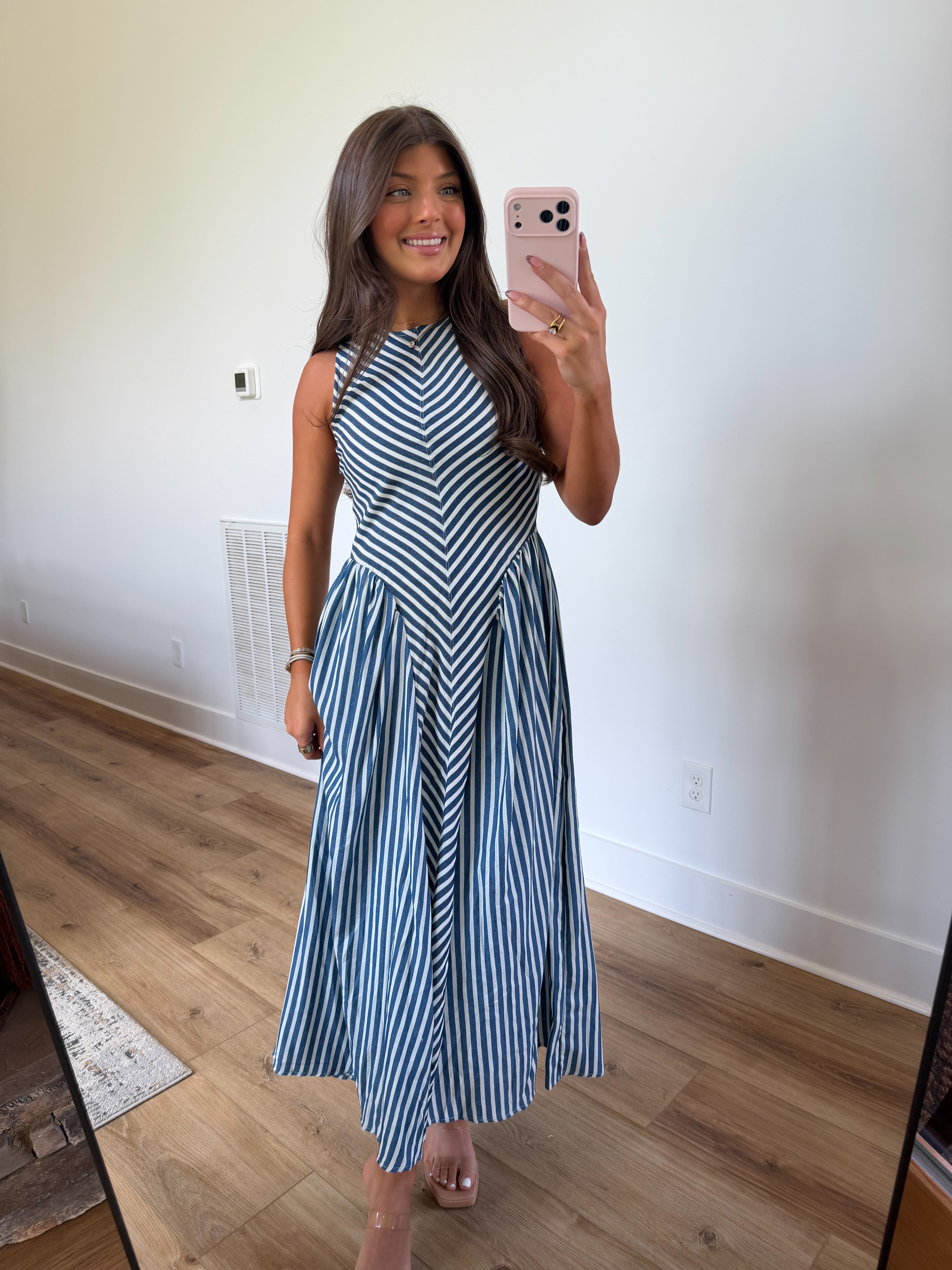 Denim Row Maxi