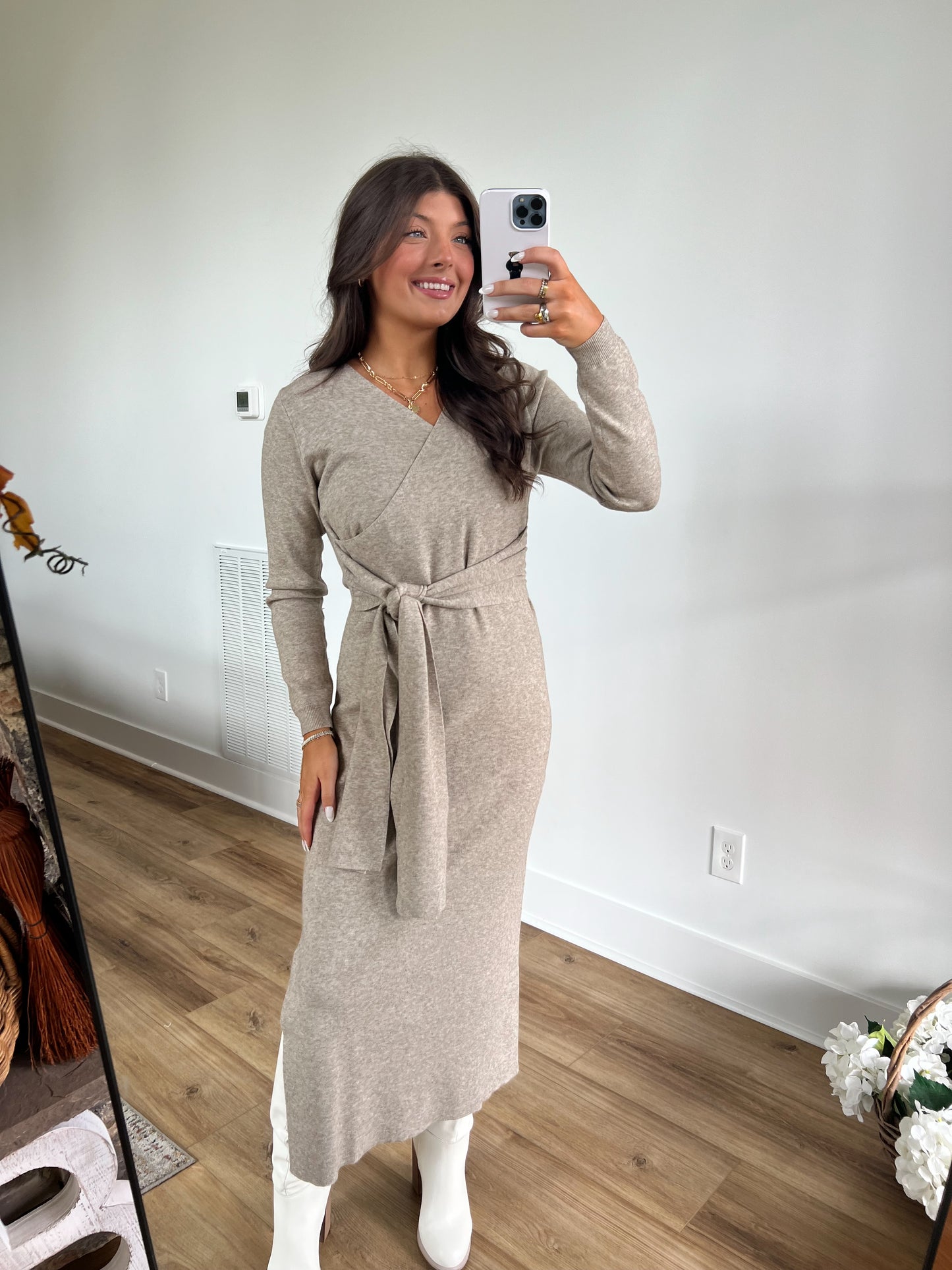 Warm As Can Be Maxi Sweater Dress